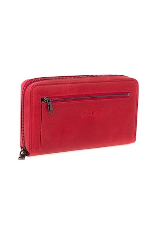 Bilik Deri Kırmızı Unisex Portföy & Clutch Çanta Ar P-717-cr Acı Kahverengi
