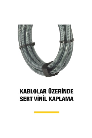 Yale Bisiklet Güvenlik Kablosu 2200 mm Yc1-10-220-1