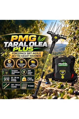 Pmg Taral Olea Plus Zeytin Hasat Mak. Ve Sırt Bataryası