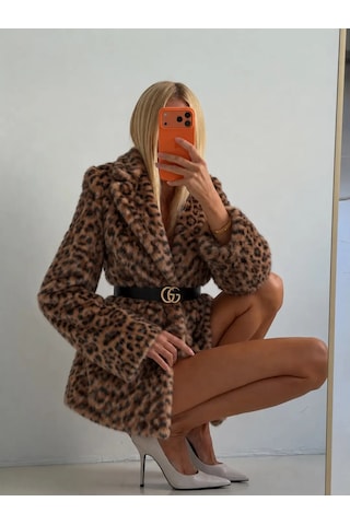 Havens Tiger Leopar Kürk Ceket Havens Tiger Leopar Kürk Ceket