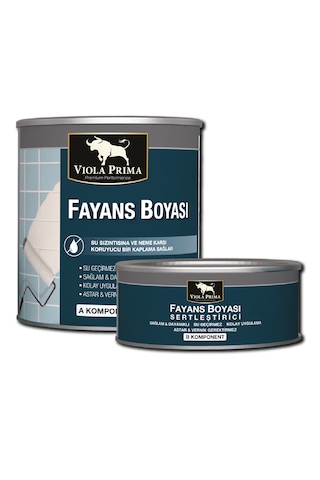 Viola Prima Fayans Boyası Beyaz 3.2 Kg Set -