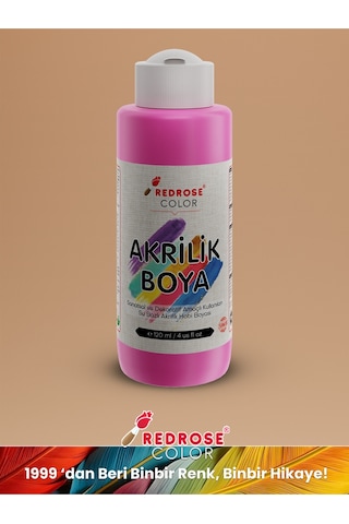 Red Rose Pembe Akrilik Boya 120 ML