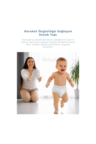 Babyjem Bebek Alıştırma Külodu Beyaz 2 Yaş