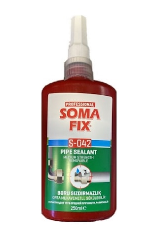250 Ml Somafix Boru Sızdırmaz Orta Mukavemet S042