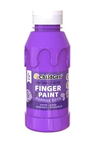 Süper Yıkanabilir 3&apos Lü Parmak Boya Seti 3x350ml Turuncu-sarı-mor Diğer