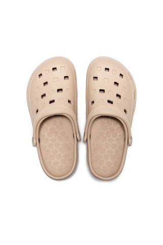 Twigy Lucy Kadın, Garson Boy Sabo Terlik Bej 37/41 DD0894 Bej