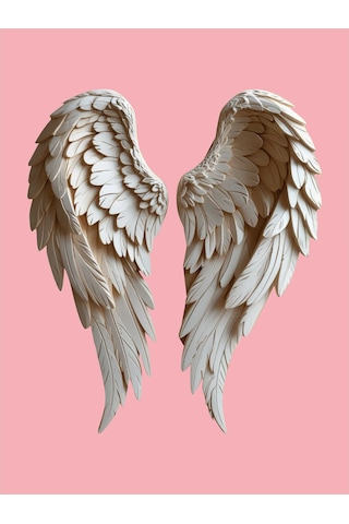 PVC Melek Kanatları Duvar Dekor V7