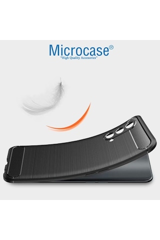 Oneplus Nord Ce 5G Brushed Carbon Fiber Silikon Kilif - Siyah 511972827