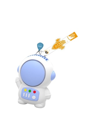 Karikatür Astronot El Mini Fan Taşınabilir Yapraksız Sessiz Usb Şarj Fanı Ev Ofis Okul Için Mavi 7t0h7w Var Ayaklı Mavi 20 Adetten Az