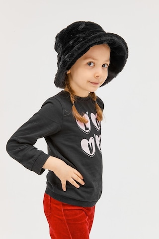 Benitto Kids Benittokids Kız Çocuk Peluş Bucket Şapka 7001-siyah