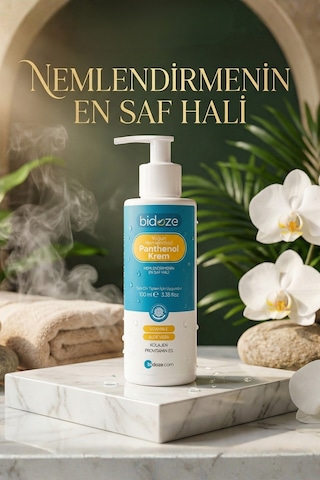 Bidoze Yoğun Nemlendirici Panthenol Krem 100 ML