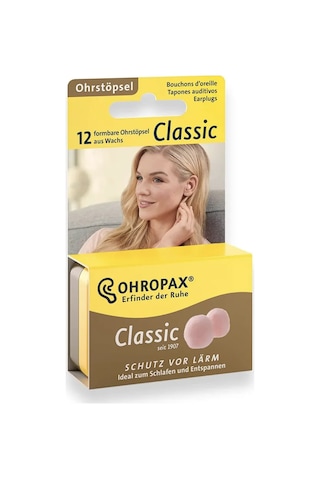 Ohropax Alman Mum Kulak Tıkacı 12 Adet 291491855 Pembe