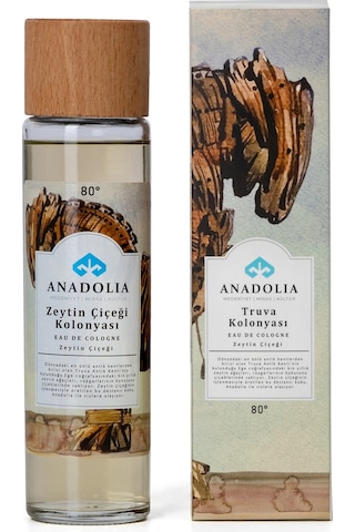 Anadolia Truva Zeytin Çiçeği Kokulu 80 Cam Şişe Kolonya 180 ML