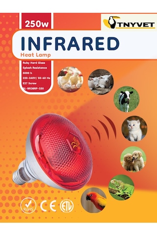 Tnyvet İnfrared Isıtıcı Lamba 250 Watt
