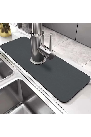 Su Emici Sihirli Mutfak Banyo Musluk Matı Lavabo Kenar Matı Renkli