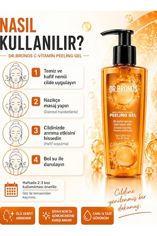 Dr. Bronos C Vitamin Peeling Jel 150 Ml