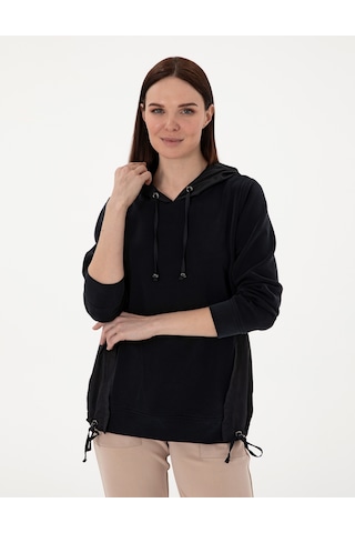Pierre Cardin Kadın Siyah Sweatshirt 50306841-vr046 Siyah