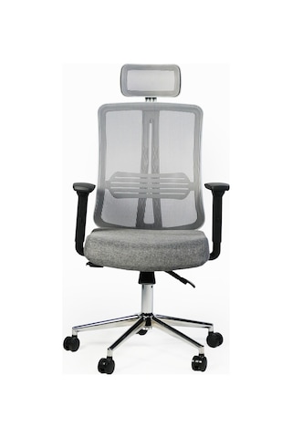 Hero Nefes Alan Fileli Çalışma Koltuğu Ergonomik Ofis Koltuğu Gri