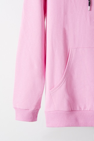 Terapi Men Erkek Pembe Kapüşonlu Kanguru Cepli Basic Sweatshirt Pembe