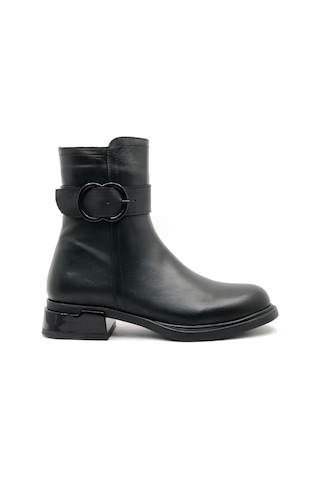 Greyder 59129 Zn Urban Chıc Deri Kadın Bot Siyah