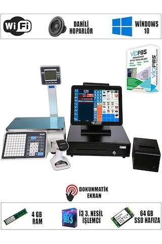 Pos Start Barkod Sistemi Master Set Jj-6800a