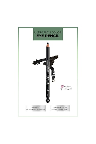 Note Cosmetique Ultra Rich Color Göz Kalemi 01 Black - Siyah