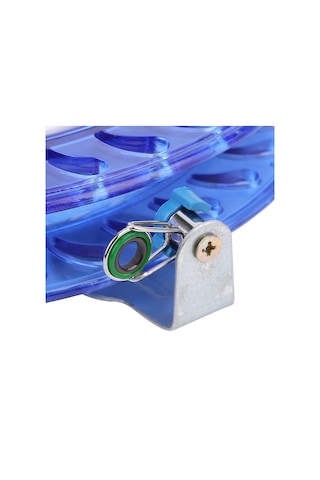 Wezone 22cm Abs Deniz Balıkçılığı Makinası - Korozyona Dayanıklı, Hafif Kutu Desenli, Akıcı Sürükleme - Mavi Kırmızı Düğme Rastgele