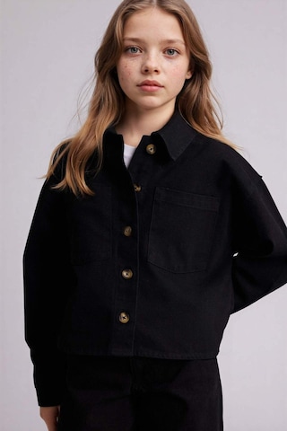 Defacto Gabardin Gömlek Kız Çocuk G6821a826spbk34 Siyah-bk34