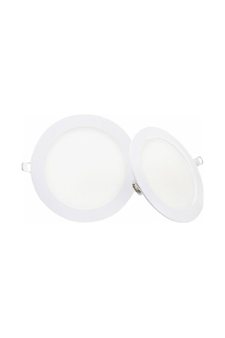 Kendal 18w 3000k Günışığı Işık Smd Yuvarlak Slim Led Panel Kdl403 Siyah