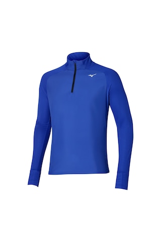Mizuno Hybrid Erkek Uzun Kollu Yarım Fermuarlı Sweatshirt Mavi