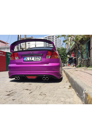 Honda Civic Vtec 2 Makyajlı Custom Difüzör (Plastik)