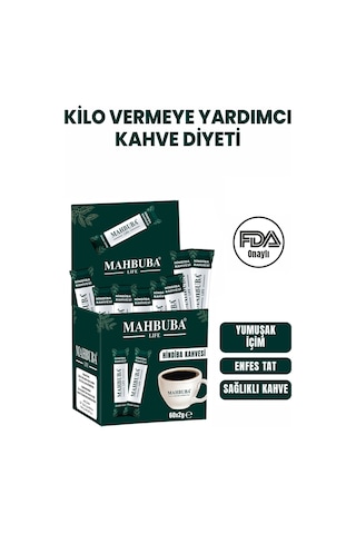 Mahbuba Life Hindiba Kahvesi Diyet Kahve 60 x 2 G