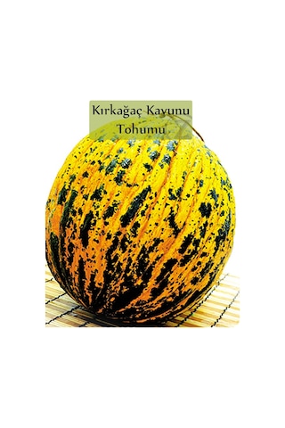 Kırkağaç Kavun Tohumu 1 Paket Kırk Ağaç Kavun Tohumu Kapalı Paket Yüksek Verimli Tohum Sarı Kavun
