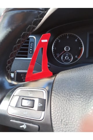 Kırmızı F1 Kulakçık Pedal Shift Paddle Shift F1 Vites siyah