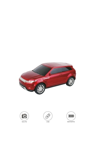 Torima D88 Bluetooth Hoparlör Suv Araba Tasarımlı 16W Fm Usb Selfie Speaker Kırmızı