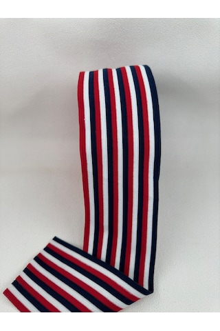 8.5 Cm Çizgili Örme Lastik-1 Metre-renkli