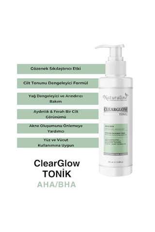 Clearglow Tonik Aha/bha Arındırıcı Yüz&vücut 100 Ml