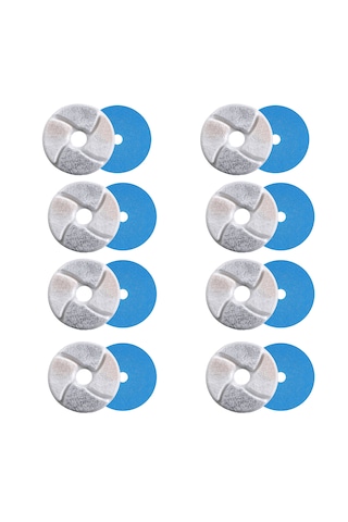 Ecronicword 8'li Set Yuvarlak Evcil Hayvan Su Çeşmesi Filtreleri