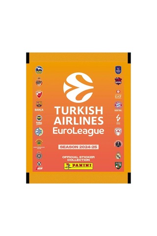 Official 2024-25 Turkish Airlines Euroleague Sticker Albümü Başlangıç Paketi