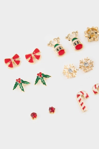 Defacto Kadın Yılbaşı Temalı 9lu Küpe F7411axnskr1 Diğer