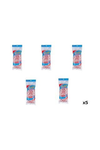 Elmop Pm01 Yedek Vidalı Mop Paspas Püskül Ucu Pamuklu Mikrofiber İpli Mop Yedeği Başlığı 5'li