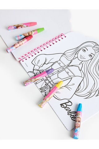 Koton Lisanslı Barbie Boyama Seti Pembe 7wak70359aa