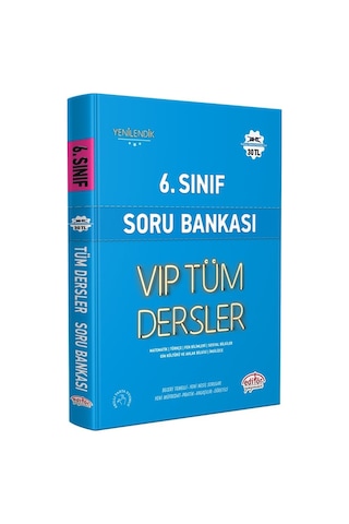 Editör 6. Sınıf Konu Anlatımlı ve Soru Bankası 2 Li Set