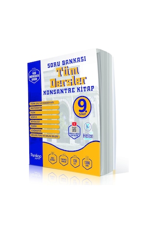 9.sınıf Tek Kitap Tüm Dersler Soru Bankası Konsantre - Maarif Model