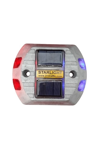 Starlight 2M Srs11 Güneş Enerjili + Çakarlı Solar Yol Butonu Starlight 2M Srs11 Güneş Enerjili + Çakarlı Solar Yol Butonu