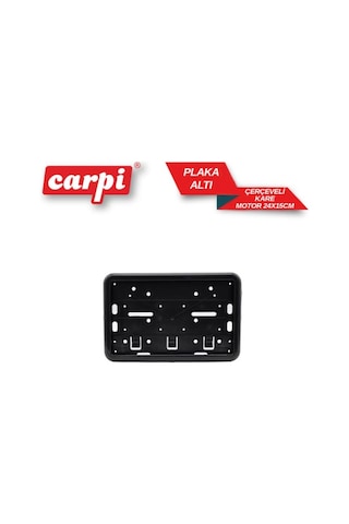 Plaka Altı Kare 24x15 Motor Çerçeveli Siyah