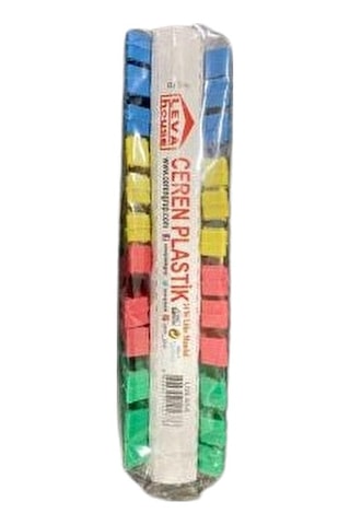 Ceren Plastik Ceren Plastik 24lü Mandal 5li Set Kırmızı