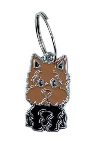 Ans Köpekler İçin Tasma İsimlik Kahverengi - Siyah