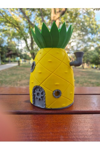Sünger Bob Ananas Evi Dekoratif Figür Eğlenceli Ev Ve Ofis Deko