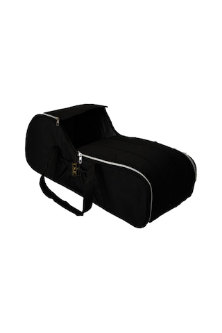 U.S.F Fonksiyonel Bebek Bakım Sırt Çantası + Portbebe Ana Kucağı Puset Düz Siyah